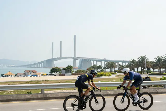 15º Jogos Nacionais de ciclismo em Zhuhai: 231 km ligando Zhuhai, Macau e HK