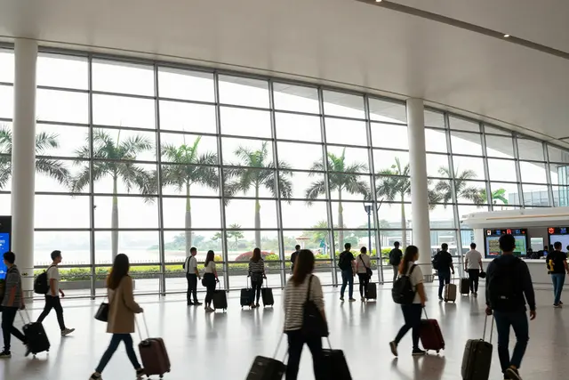 Aeroporto de Zhuhai bate recorde histórico no feriado de 1º de Maio