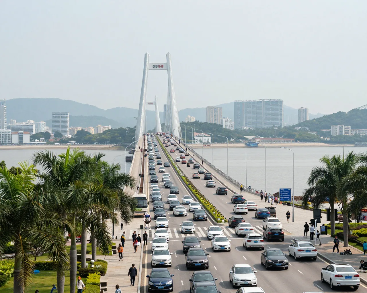 Afluência recorde em Zhuhai: 1,8 milhão de pessoas cruzaram a fronteira no feriado