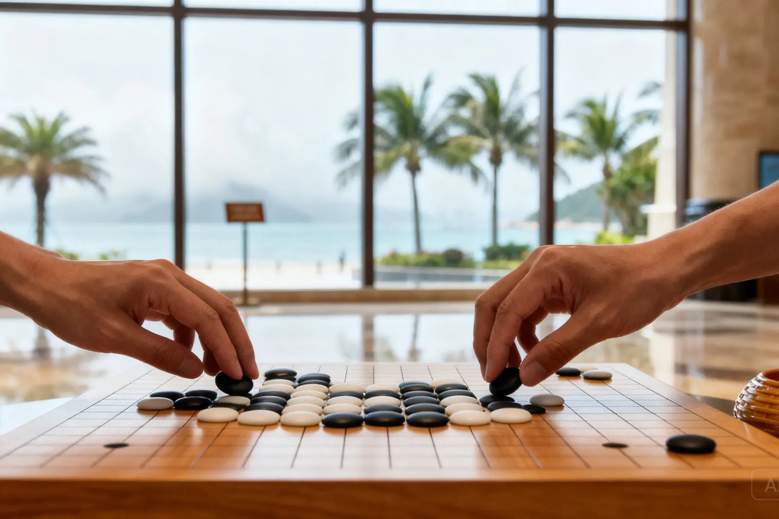 Atletas dos Jogos Nacionais para Pessoas com Deficiência desafiam robôs em torneio de xadrez e Go em Zhuhai
