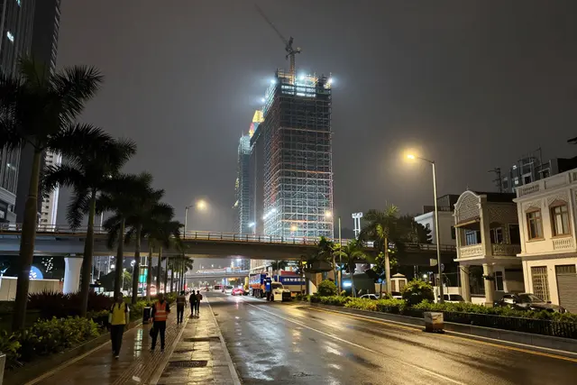 Avenida do Nordeste terá obras noturnas em Macau de 27 de agosto a 8 de setembro