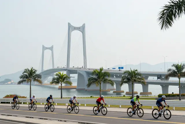 Bicicleta na 15ª Olimpíada Nacional liga Zhuhai, Macau e HK pela HZMB