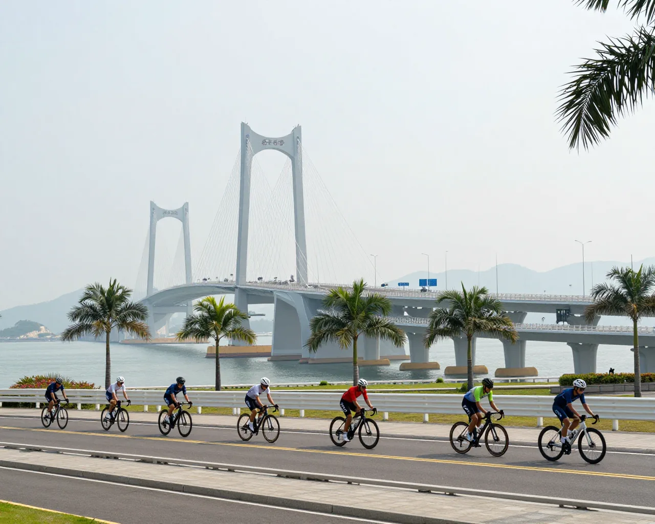 Bicicleta na 15ª Olimpíada Nacional liga Zhuhai, Macau e HK pela HZMB