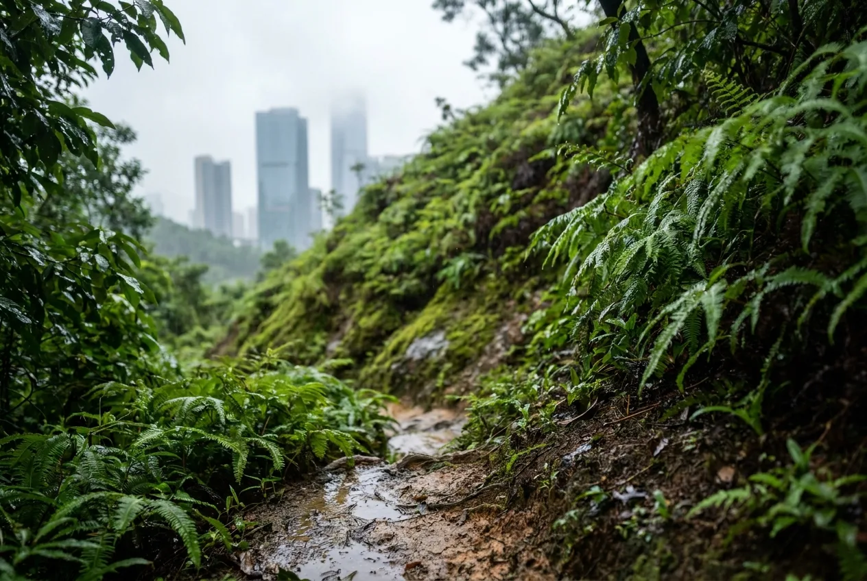 Chuvas em Zhuhai: alerta amarelo para riscos geológicos em parques