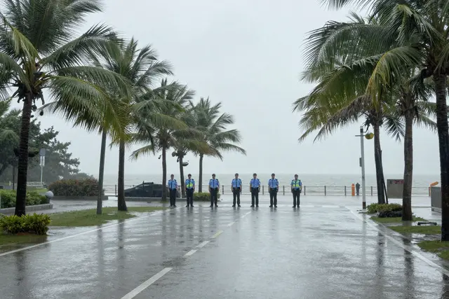 Chuvas fortes em Zhuhai mobilizam 4,5 mil policiais para proteger moradores