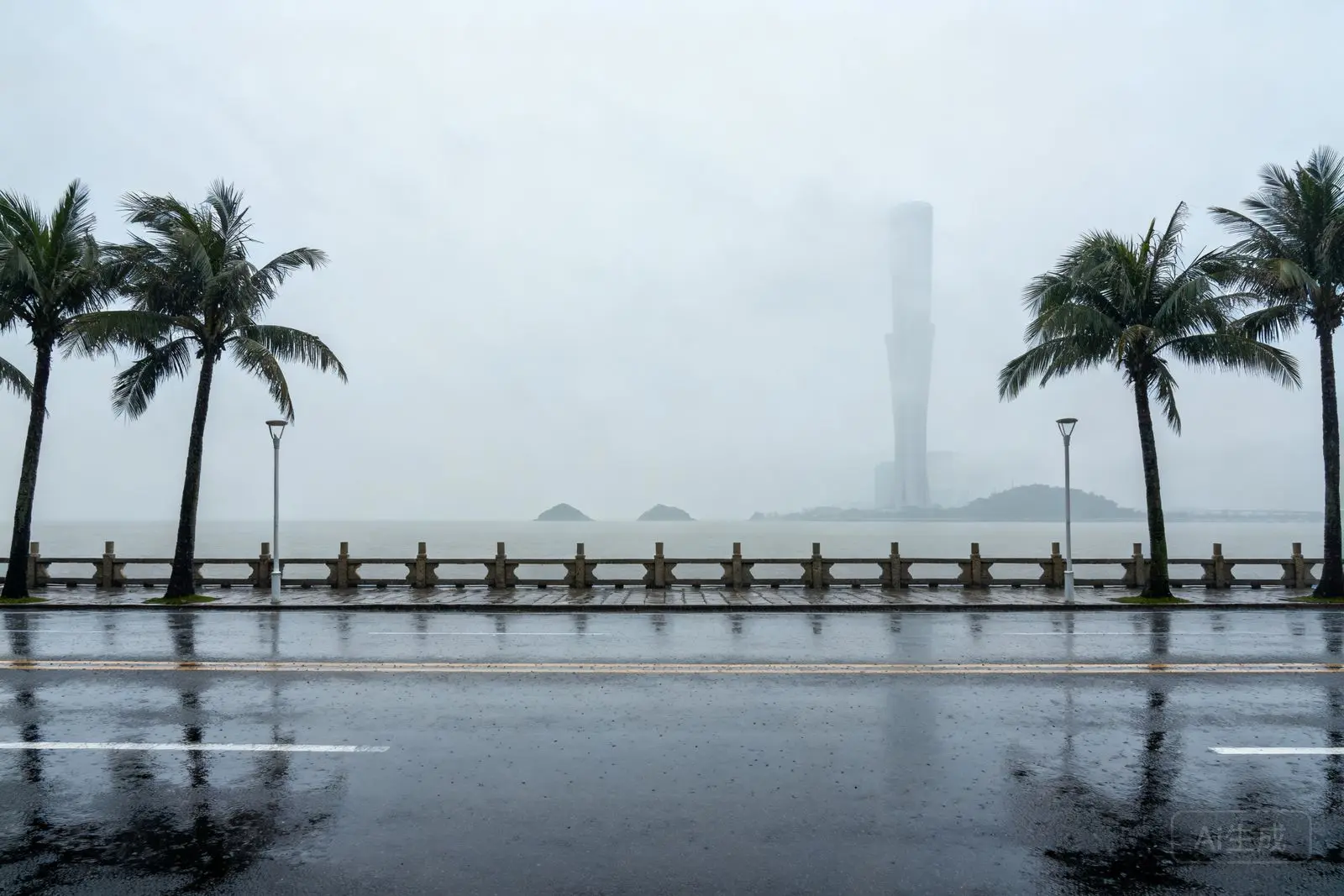 Chuvas fortes testam obras contra alagamentos em Zhuhai