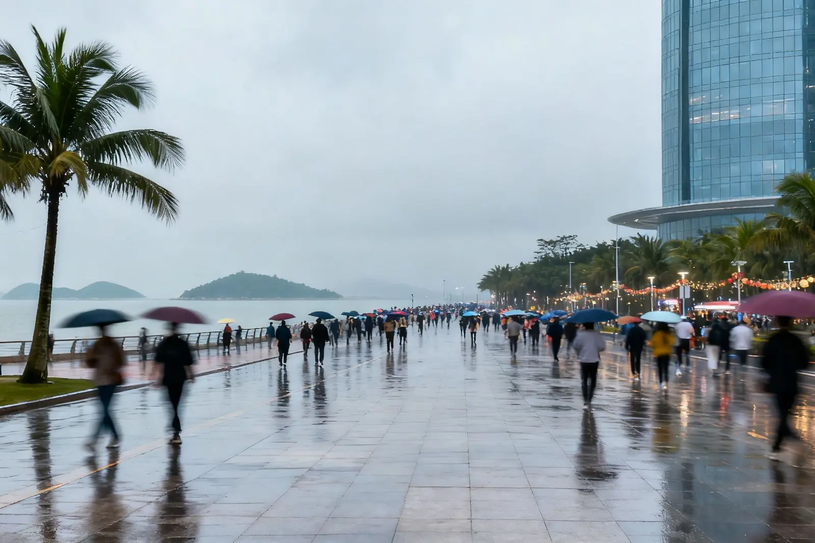 Chuvas não esfriam a festa: Hengqin recebe turistas em alta no feriado