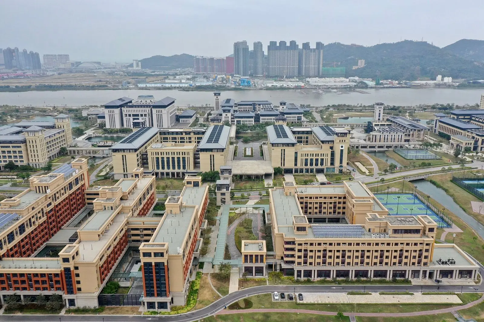 Ciclovia e percursos de Hengqin (横琴环岛绿道)