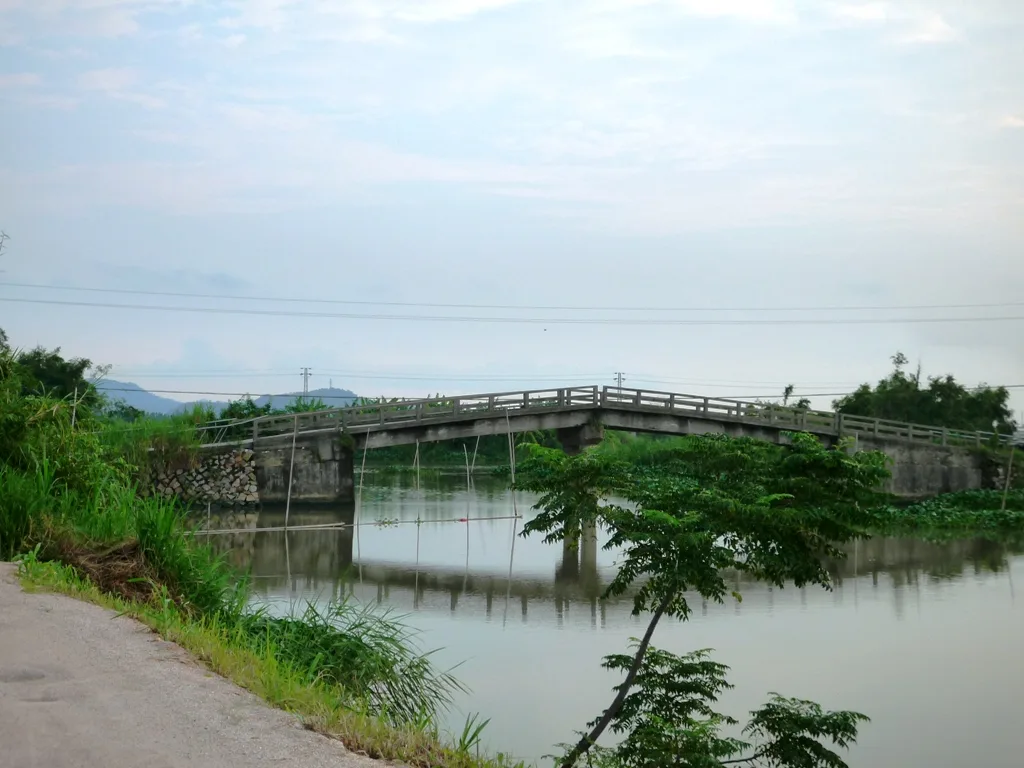 小桥流水,踩单车路过的地方