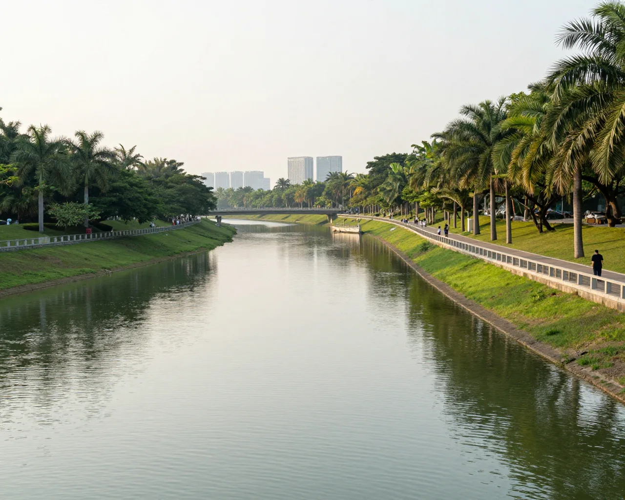 Doutong River: de rio poluído a corredor ecológico entre Zhuhai e Macau