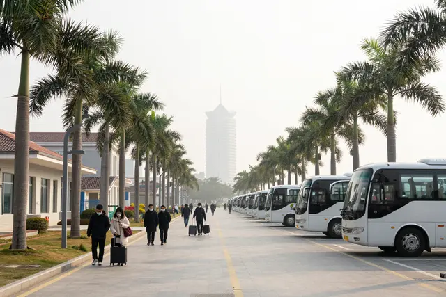 Estação de Doumen aumenta ônibus para o feriado de Ano Novo Lunar