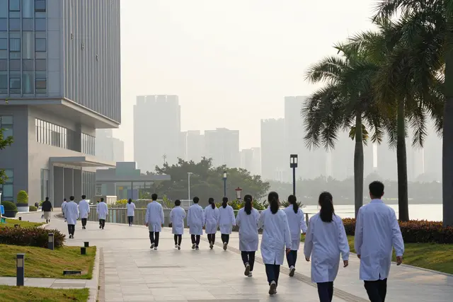 Estudantes de Macau começam estágio médico em Hengqin