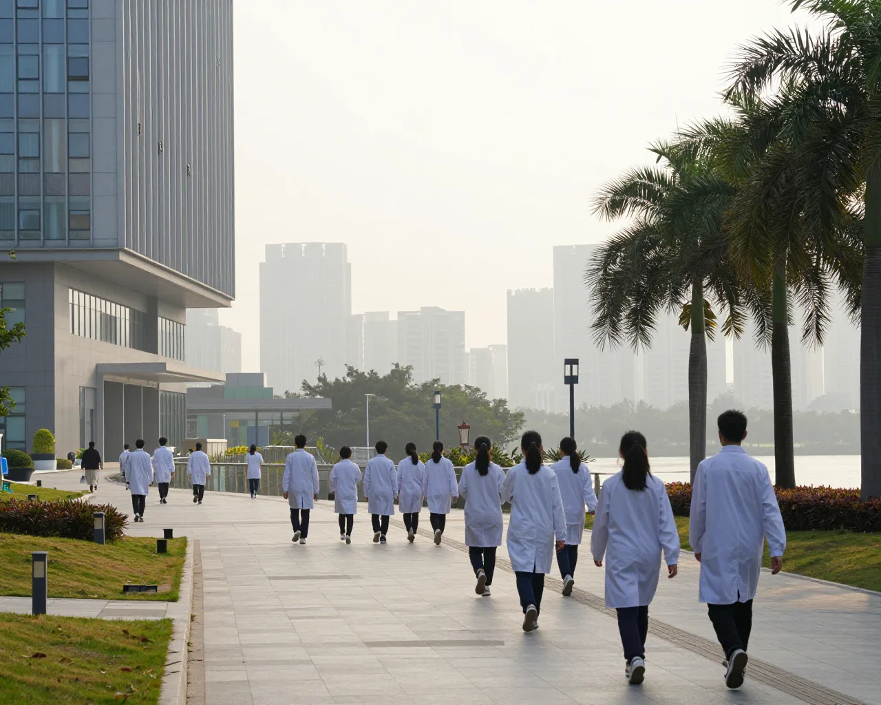 Estudantes de Macau começam estágio médico em Hengqin