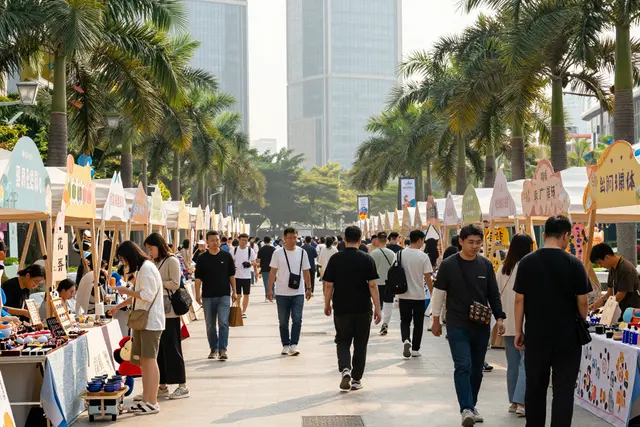 Feira de artesanato e cultura abre em Hengqin com entrada gratuita