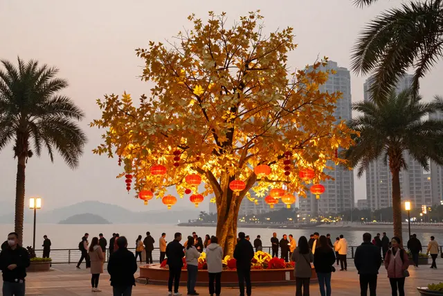 Festa de Lanternas em Hengqin com brincadeiras e prêmios grátis