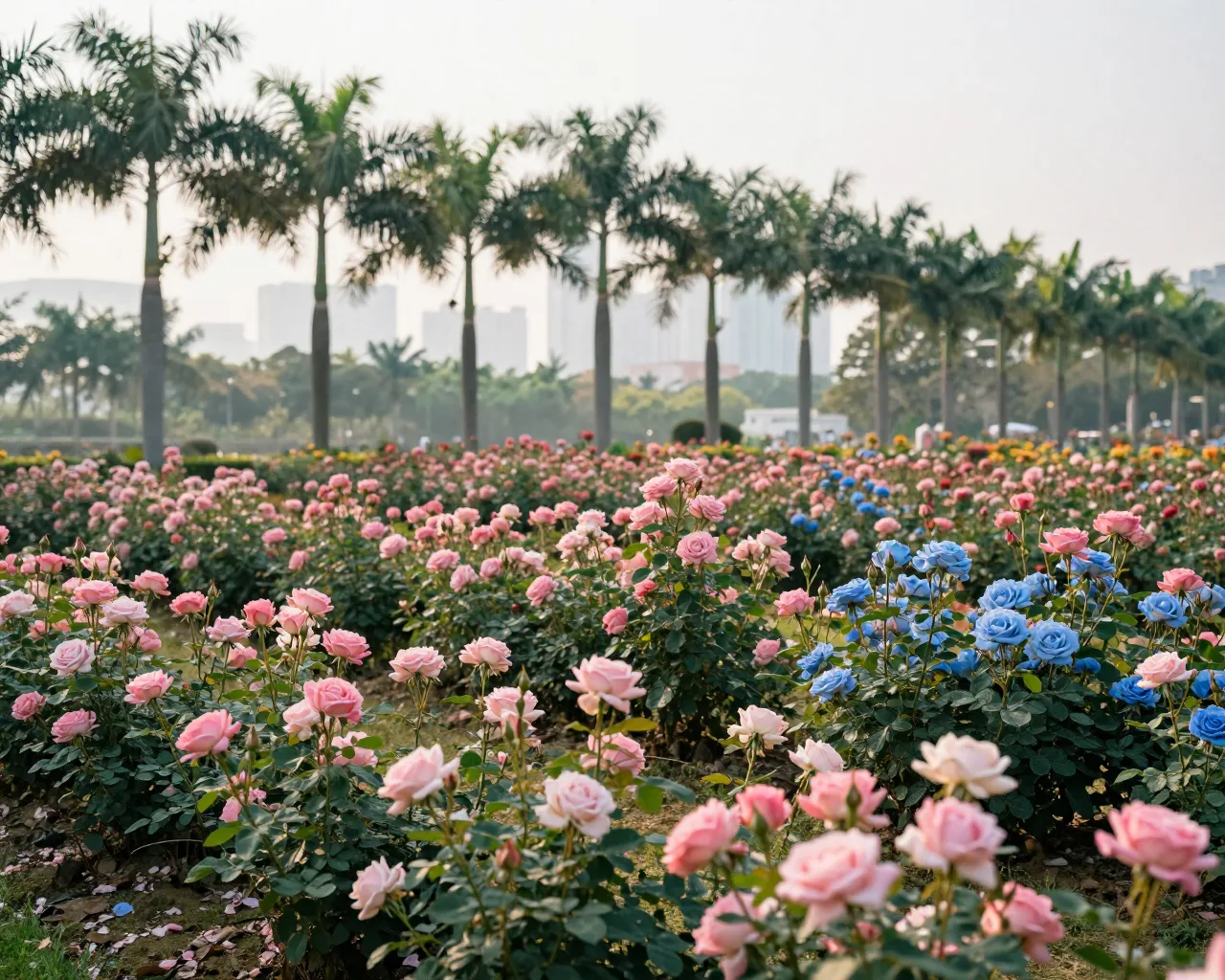 Hengqin abre rotas de flores para o feriado de 1º de Maio