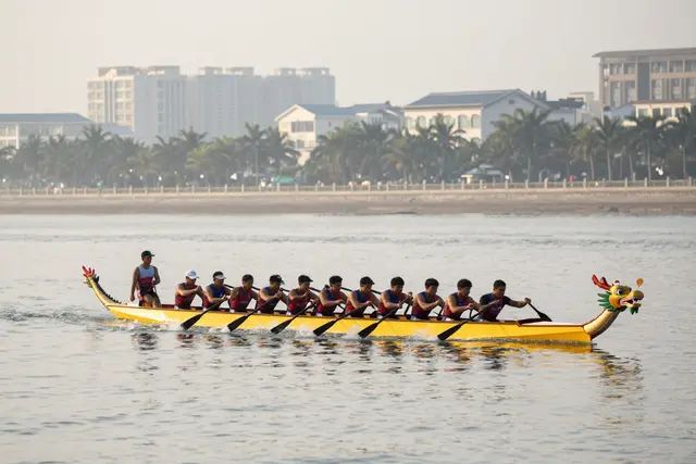 Hengqin estreia em Macau e leva bronze no Internacional de Dragão-Bote