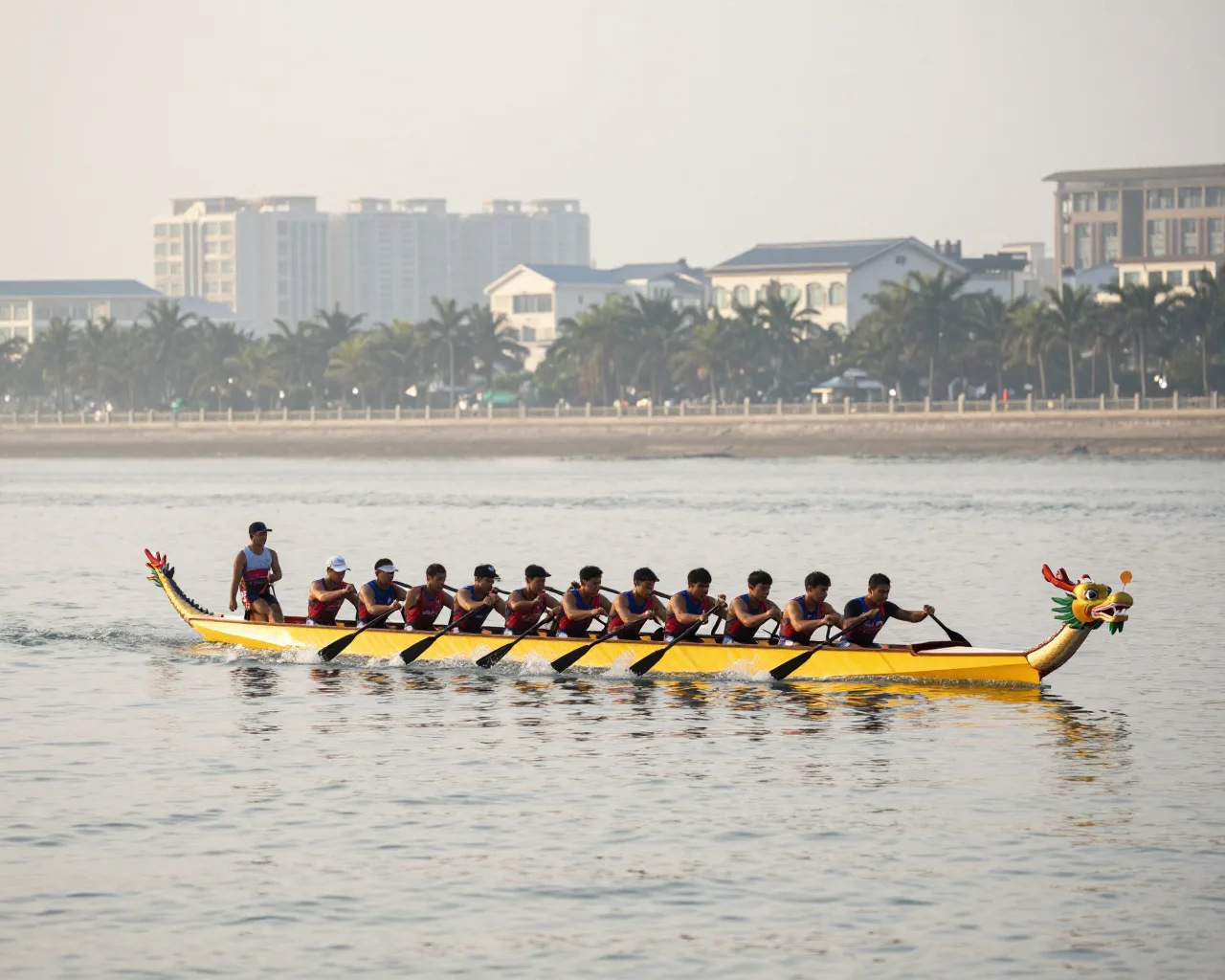 Hengqin estreia em Macau e leva bronze no Internacional de Dragão-Bote