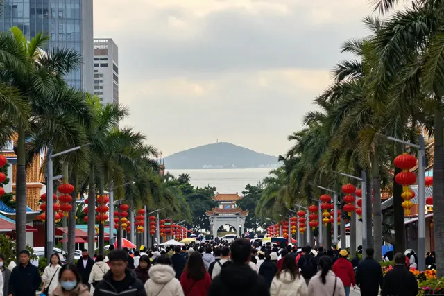 Hengqin lota com festas de Ano Novo e shows de drones