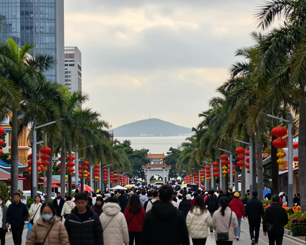 Hengqin lota com festas de Ano Novo e shows de drones