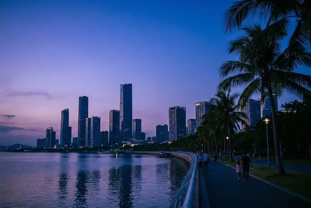 Hengqin revela sua hora mais bonita: o azul do crepúsculo