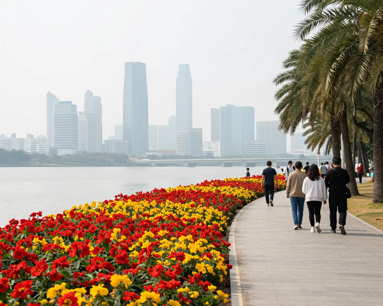 Hengqin une flores, natureza e tradição chinesa no feriado