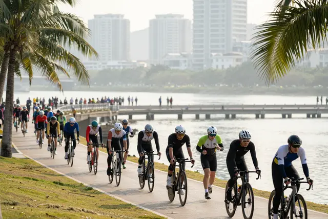 IRONMAN 70.3 reúne 1.300 atletas em Hengqin, na China