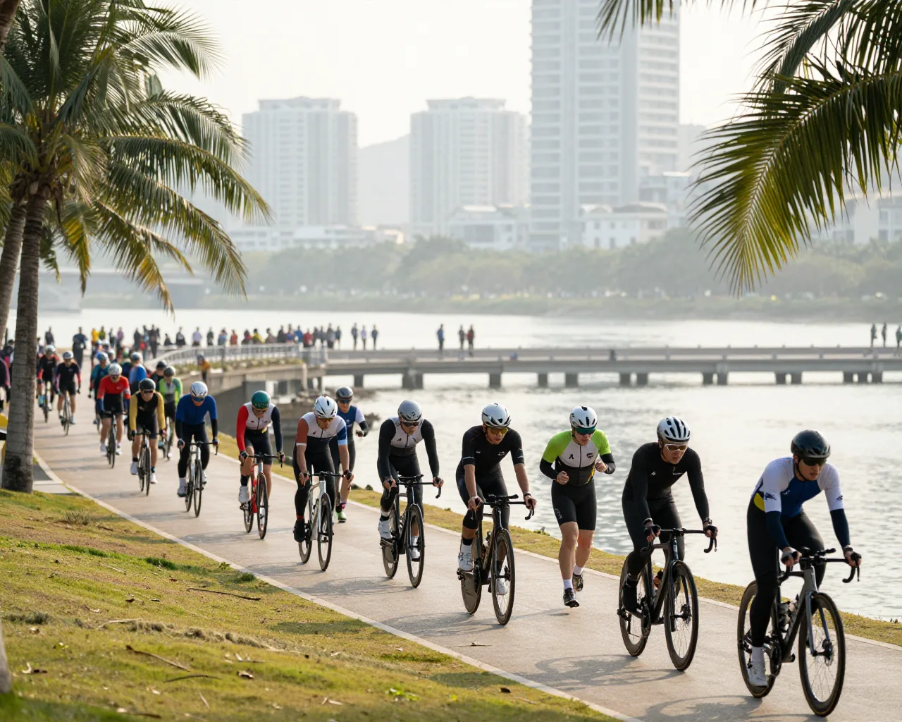 IRONMAN 70.3 reúne 1.300 atletas em Hengqin, na China