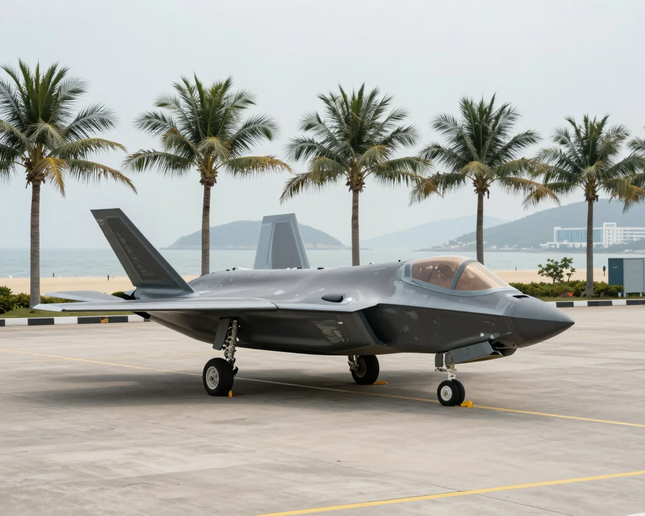 J-20 faz primeira exposição estática no maior show aéreo da China