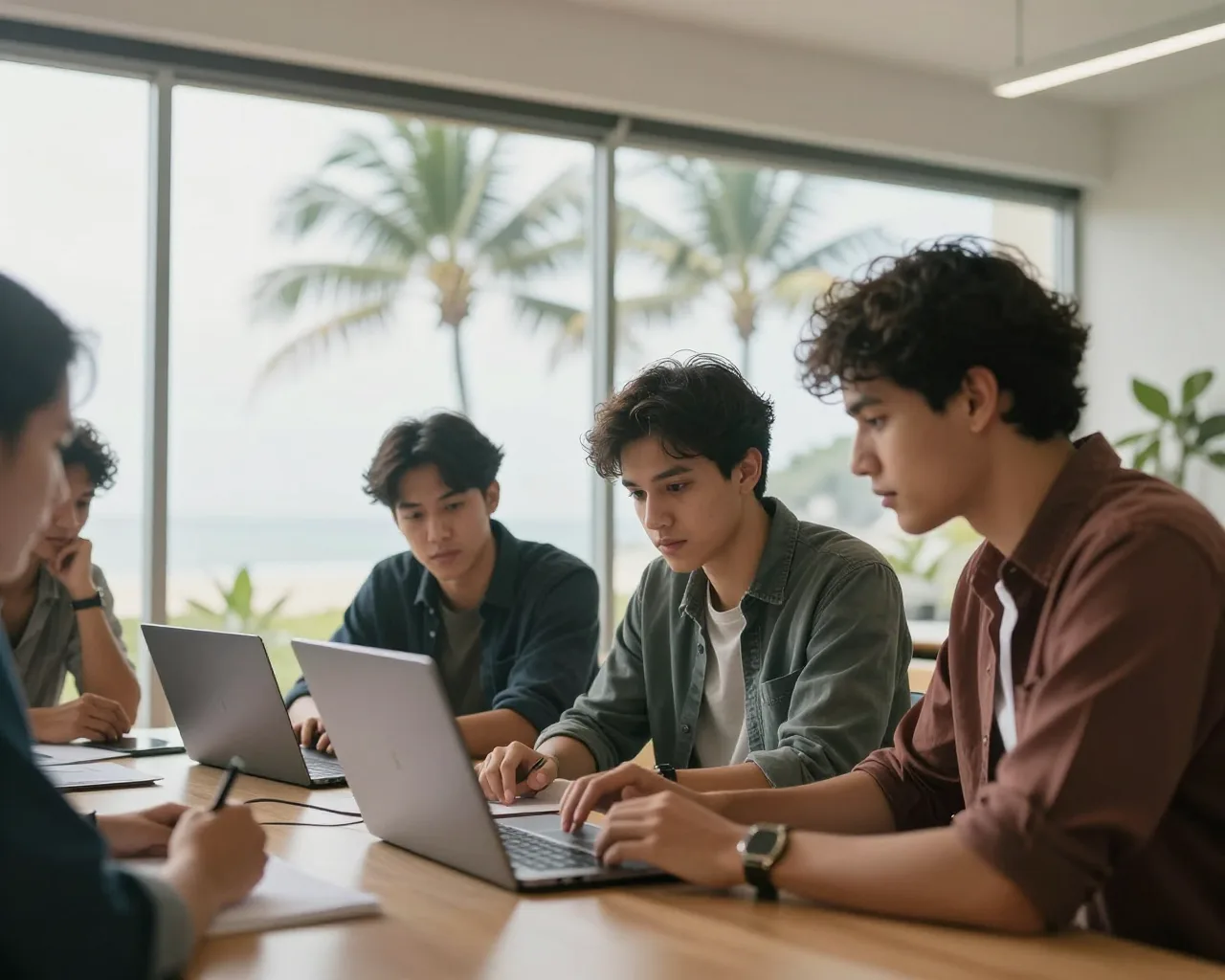 Jovens de 9 países competem em IA na região de Hengqin