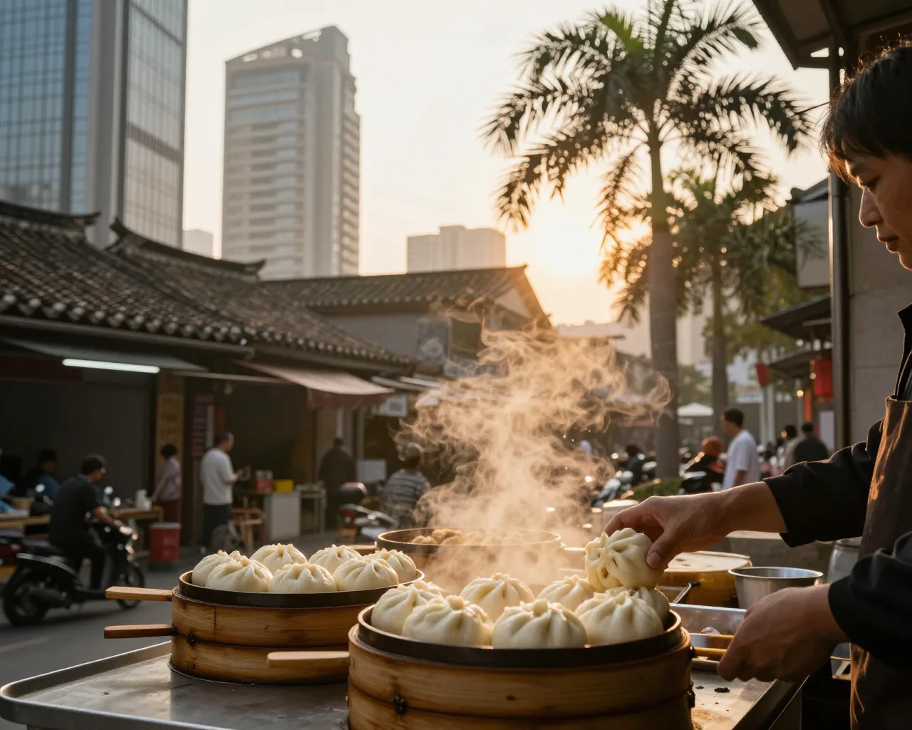 Lugar de filmagem de 'Kung Fu Hustle' vira loja de pães em Zhuhai