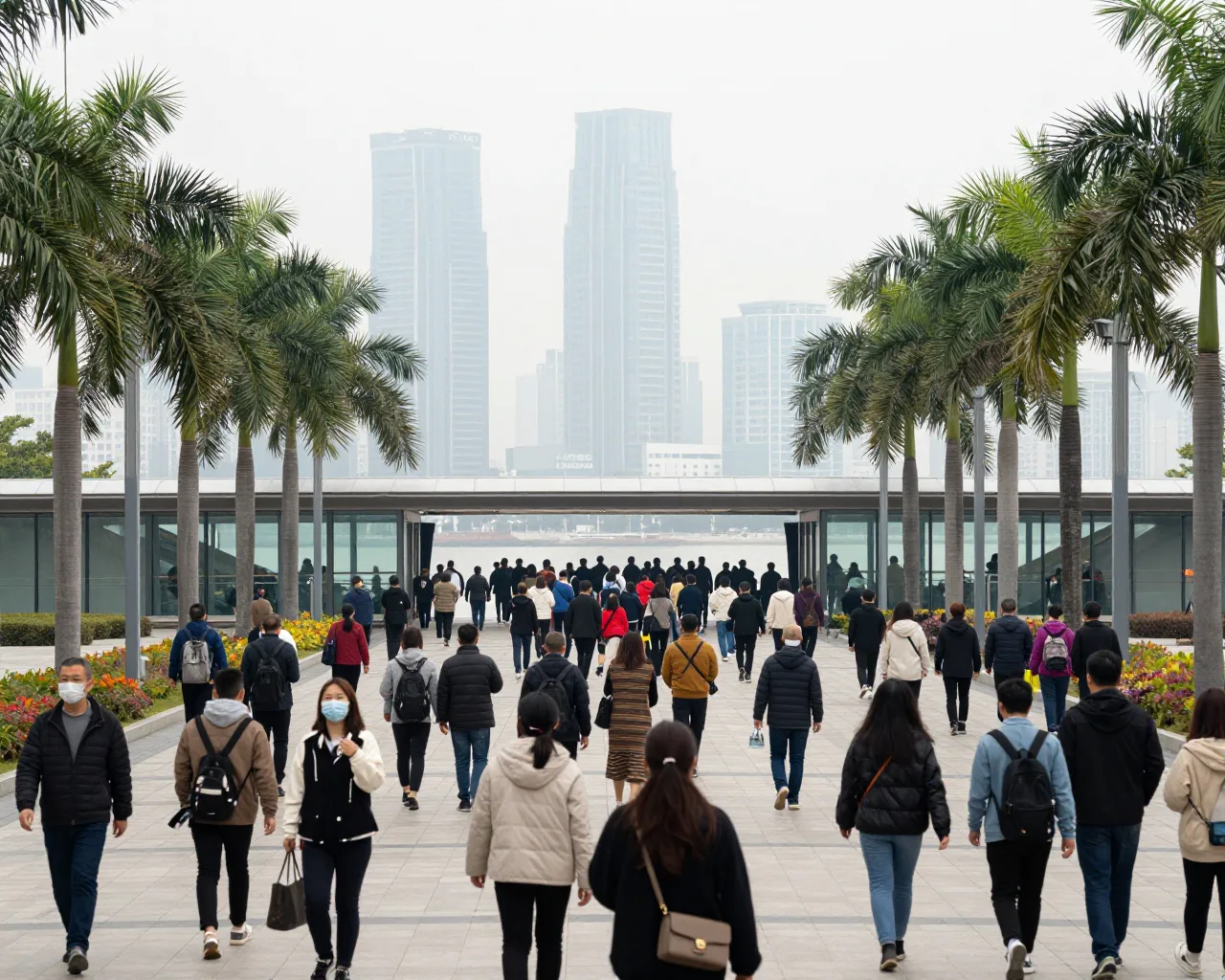 Macau e Hong Kong lotam a fronteira de Hengqin no primeiro dia de Ano Novo