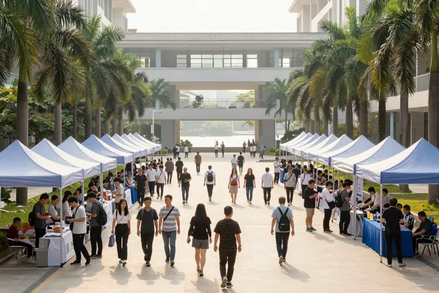 Mais de 100 universidades chinesas reúnem estudantes em Zhuhai para orientação de ingresso