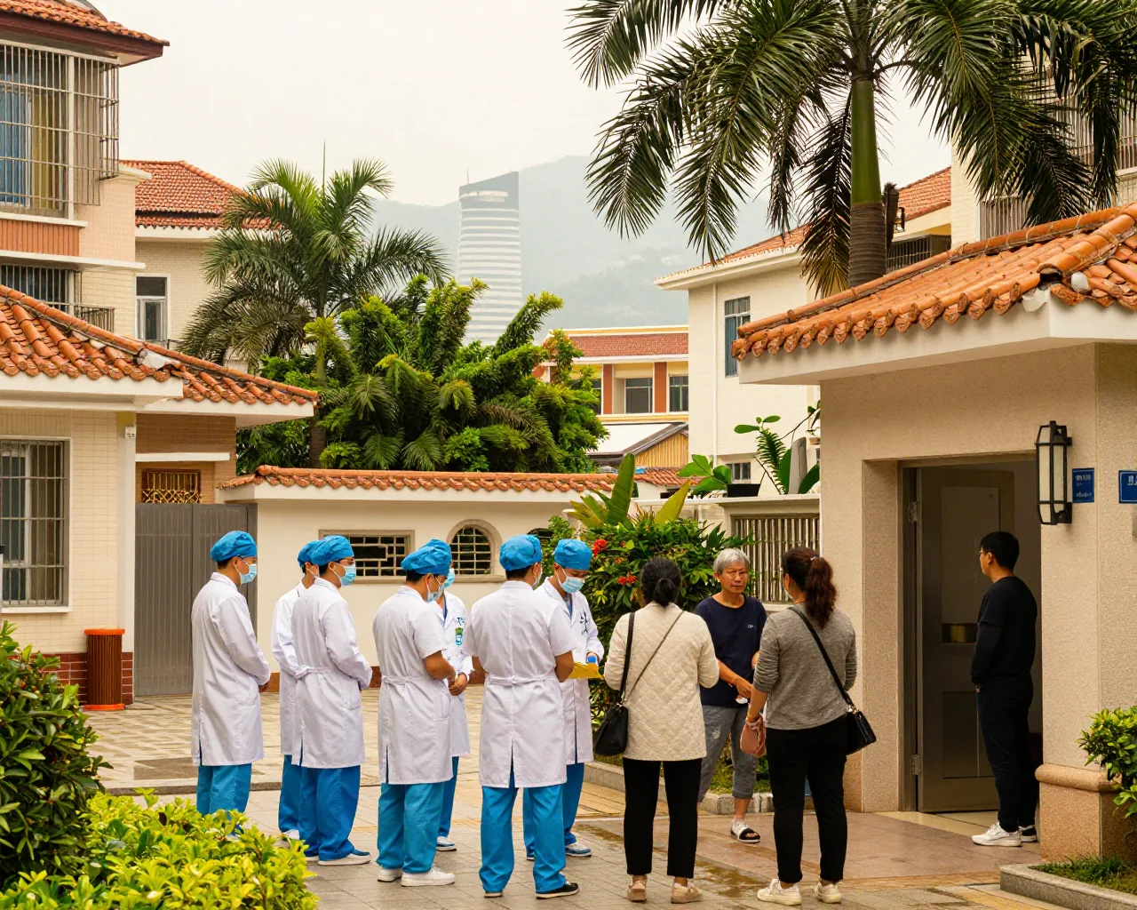 Médicos de hospitais de Zhuhai vão a bairros, empresas e escolas