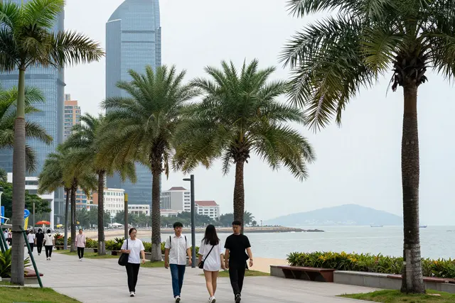 Meia-entrada em ilha da China atrai universitários brasileiros