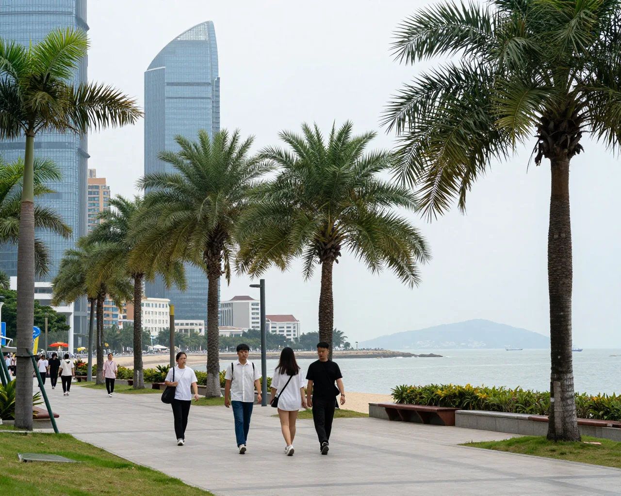 Meia-entrada em ilha da China atrai universitários brasileiros