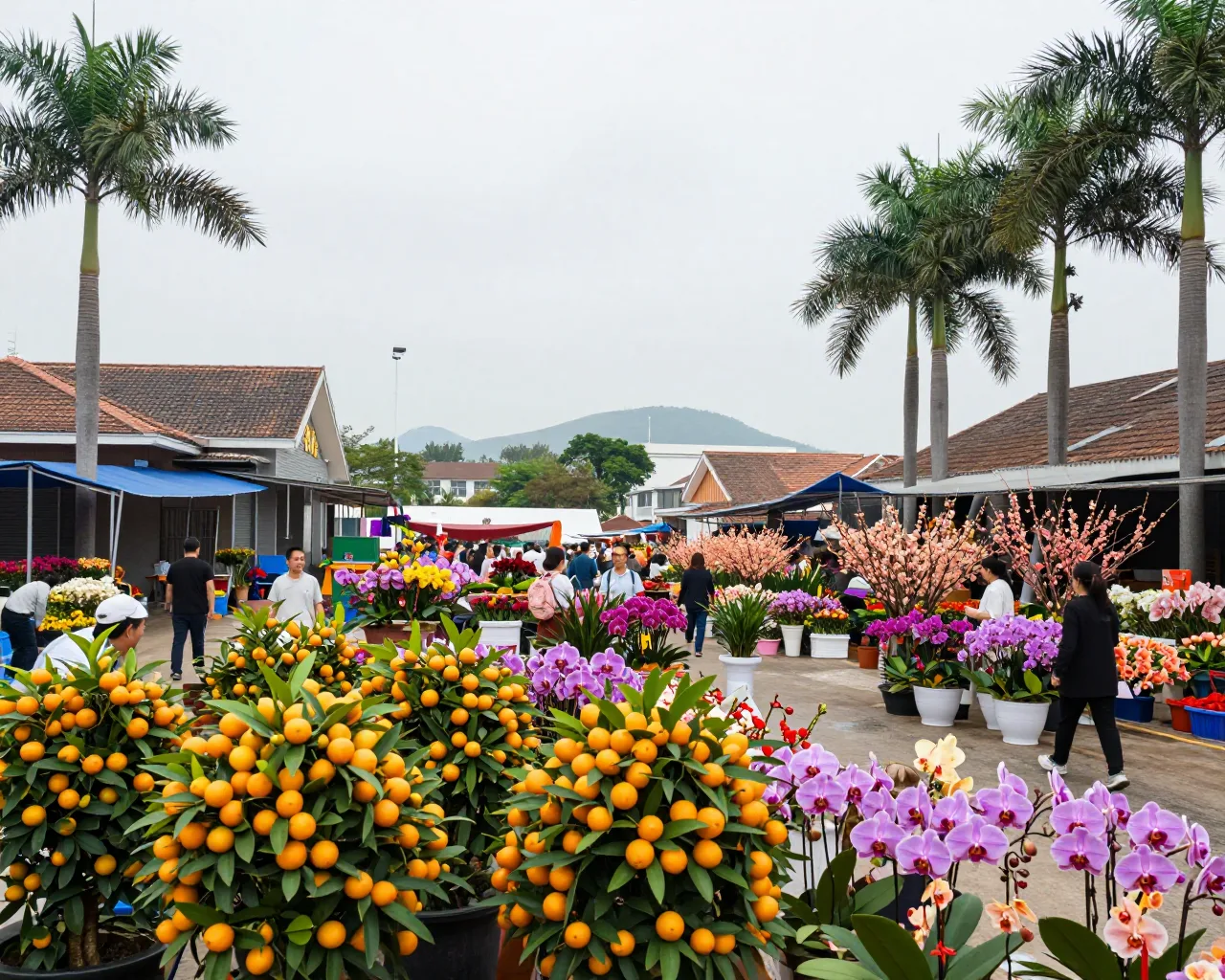 Mercado de flores de Zhuhai renova-se para receber turistas do Brasil e de Macau