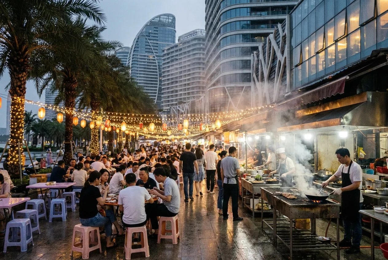 Mercado noturno de Jinding (金鼎夜市)