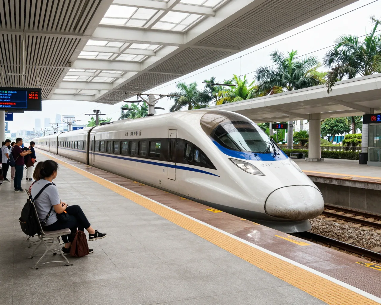 Mudanças nas paradas de trens de alta velocidade em Zhuhai