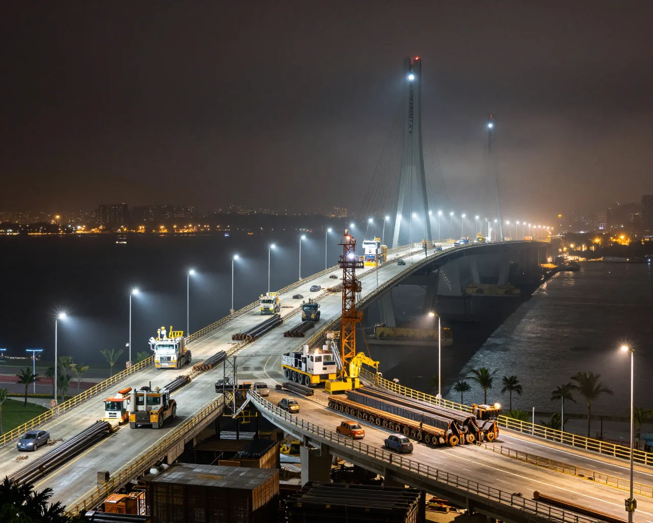Nova via A3 em Macau conclui travessia da Ponte da Amizade