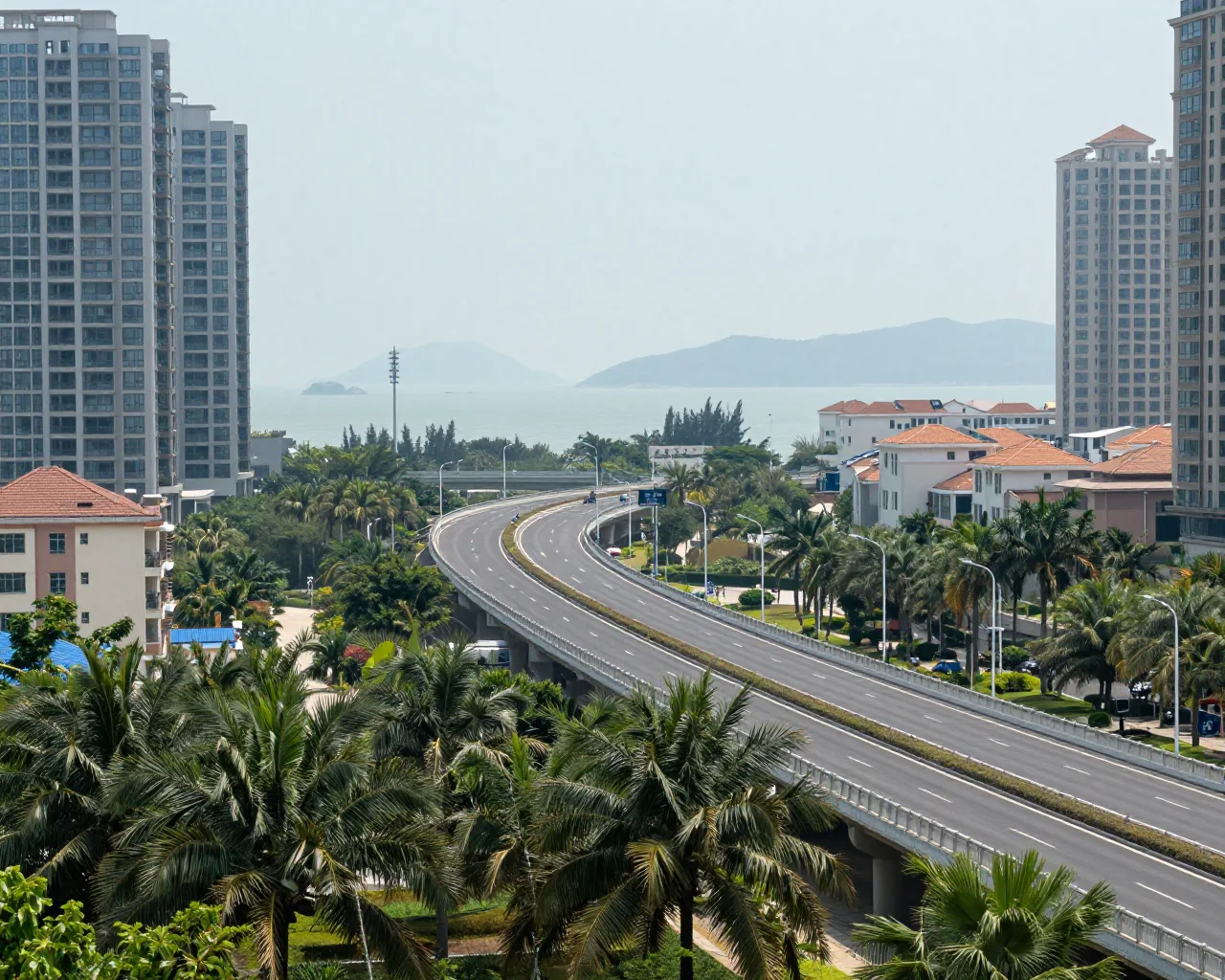 Nova via rápida liga norte de Zhuhai a Hengqin e Guangzhou