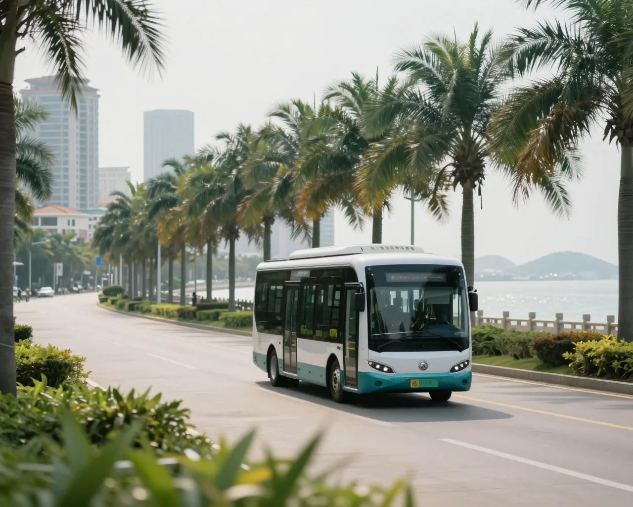 Ônibus autônomo liga Hengqin a hospital de referência em 15 minutos