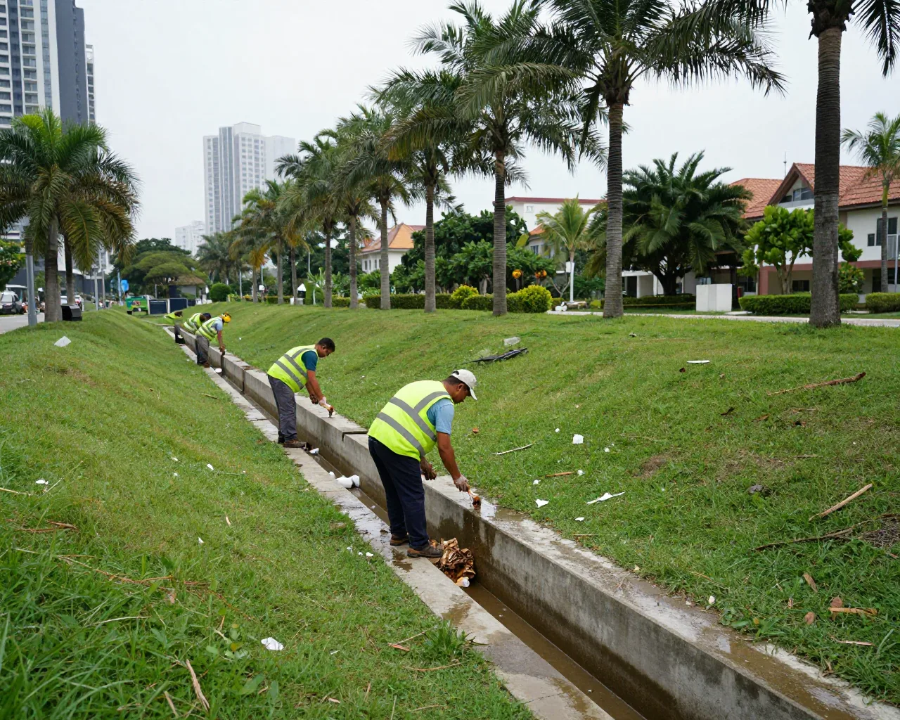 Parques de Zhuhai concluem obras contra deslizamentos de terra