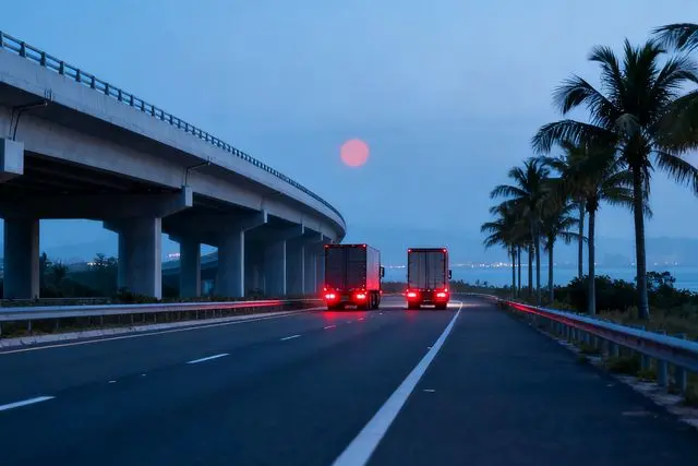 Ponte da Amizade libera tráfego de veículos pesados a partir das 21h