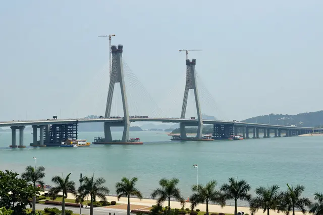 Ponte Jinhai liga Hengqin ao aeroporto de Zhuhai em 15 minutos
