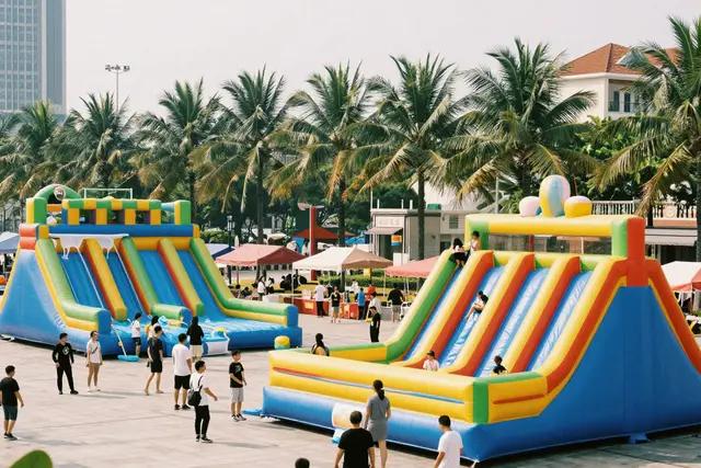 Praça do Centro Cultural de Macau vira parque de diversões em agosto