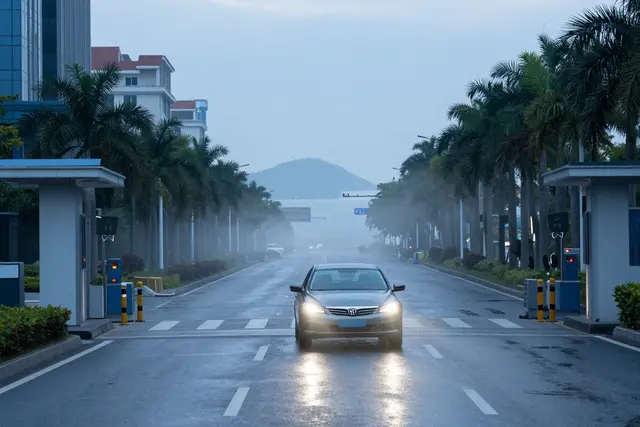 Primeiro carro de Macau entra em Zhuhai sob nova política de trânsito