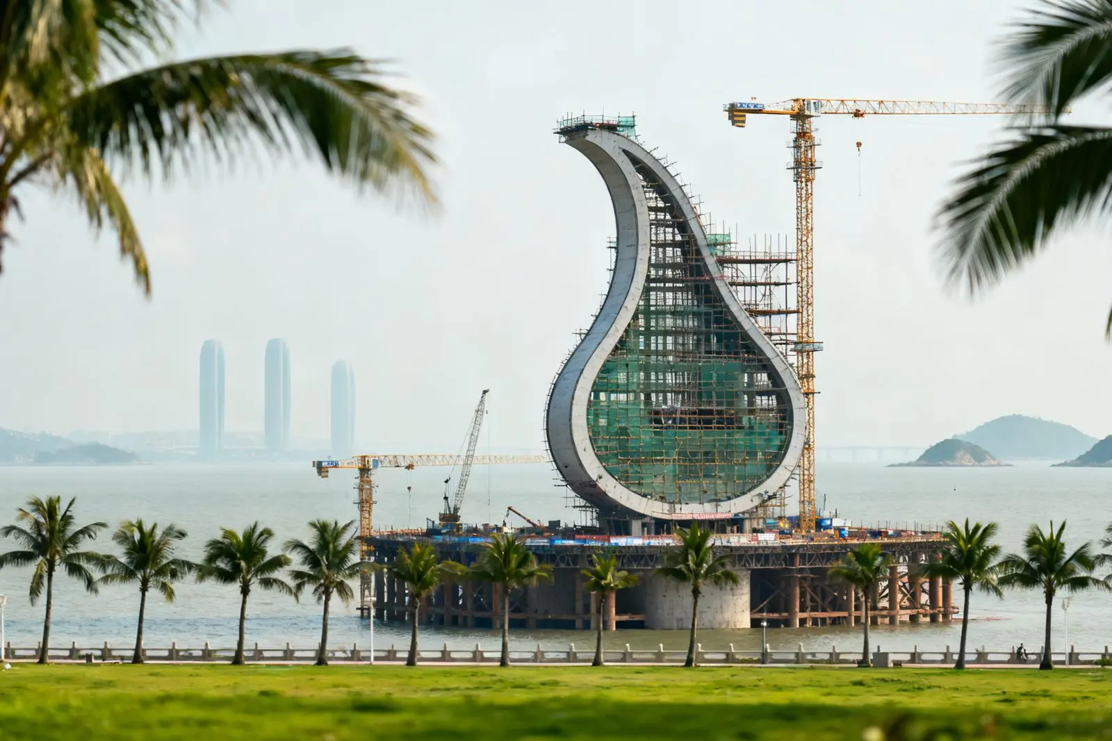 Projeto em Hengqin avança com conclusão da estrutura subterrânea