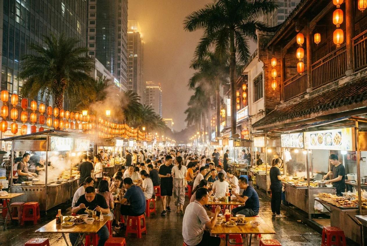 Rua de Ambiência Taiwanesa de Pingsha (平沙台湾风情街)