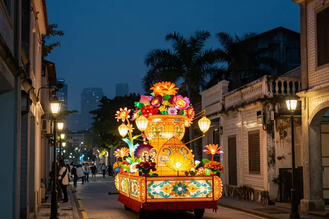 Segunda etapa do desfile de carros alegóricos em Macau acontece no dia 28 de fevereiro